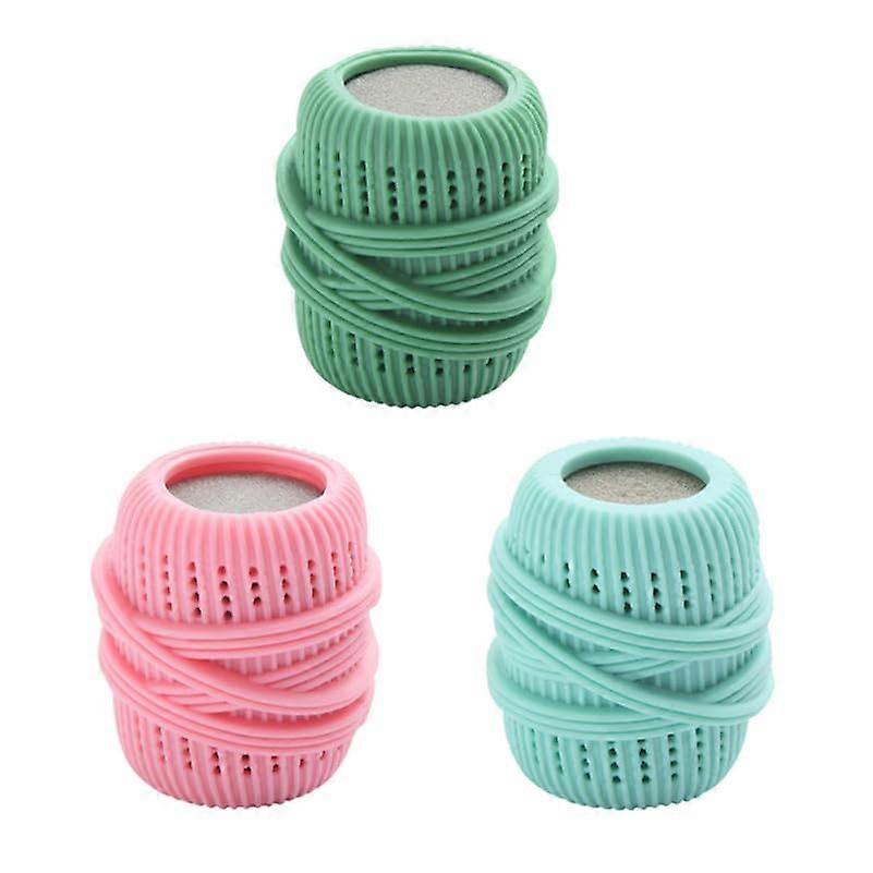 TPE Sponge Laundry Debris Collector 3Piece Pack Assorted Shapes Washing Machine Compatible Durable TPE Material
