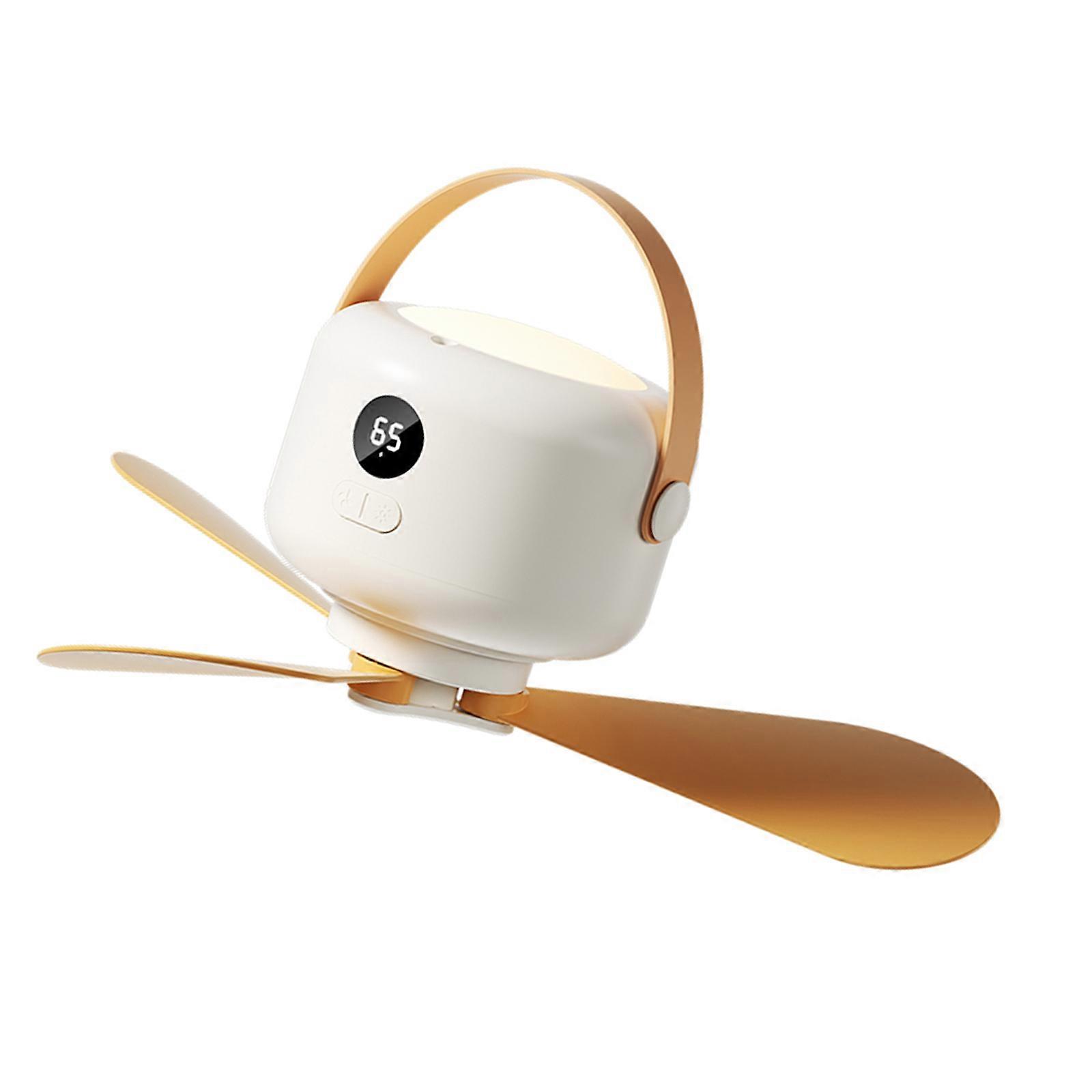 Energy Saving Hanging Fan With LED Light USB Connectivitys Portable Cooling For Canopys Dormitory Multicolor