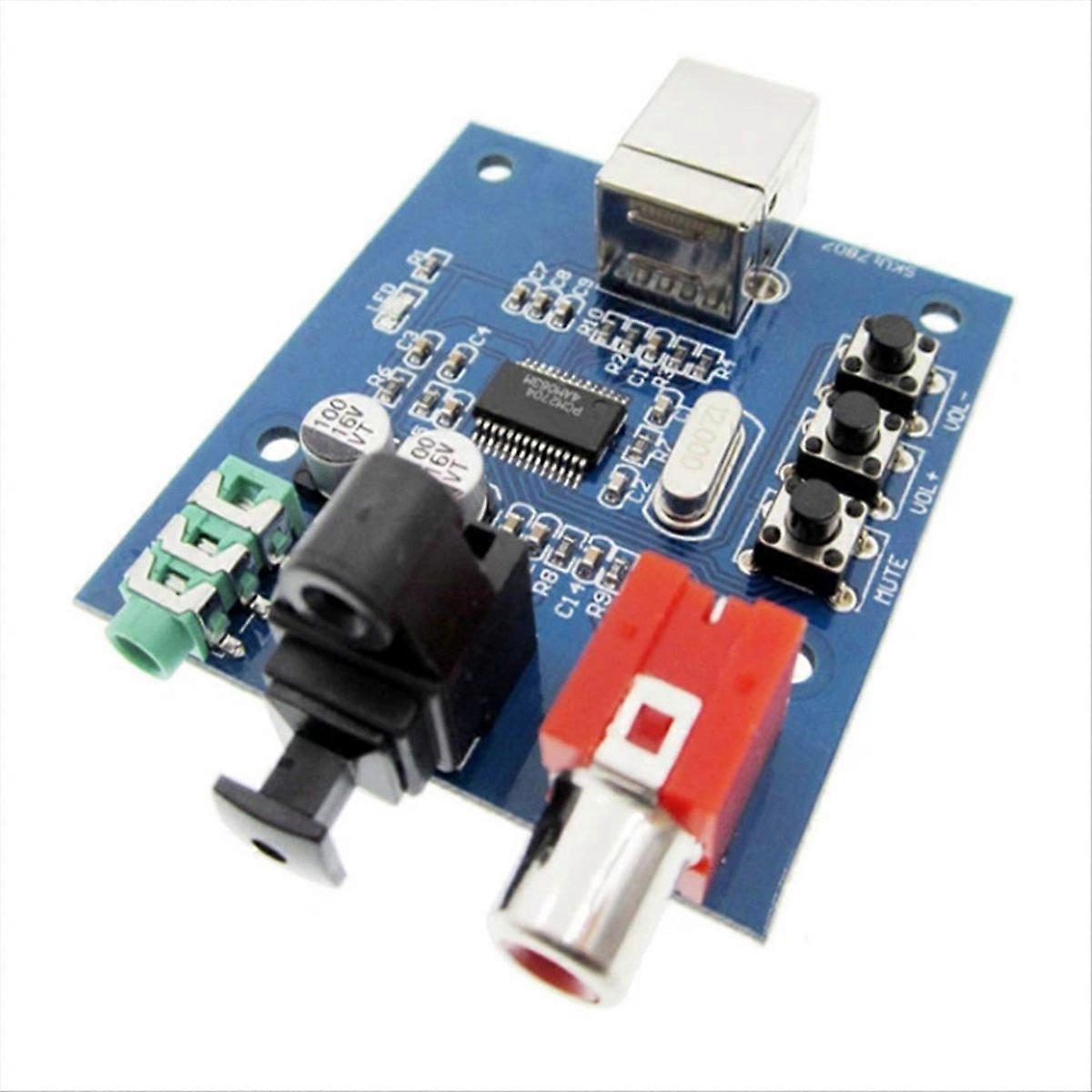 1Pcs PCM2704 for USB to S/PDIF Decoder Board Module Analog Output