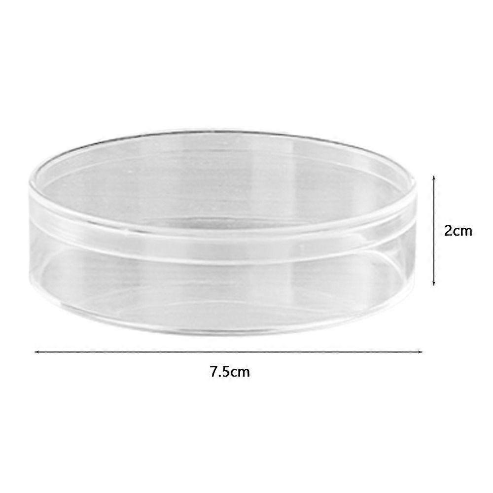 Round Storage Box Transparent Candy Packaging Durable Capsules Storage  Doll