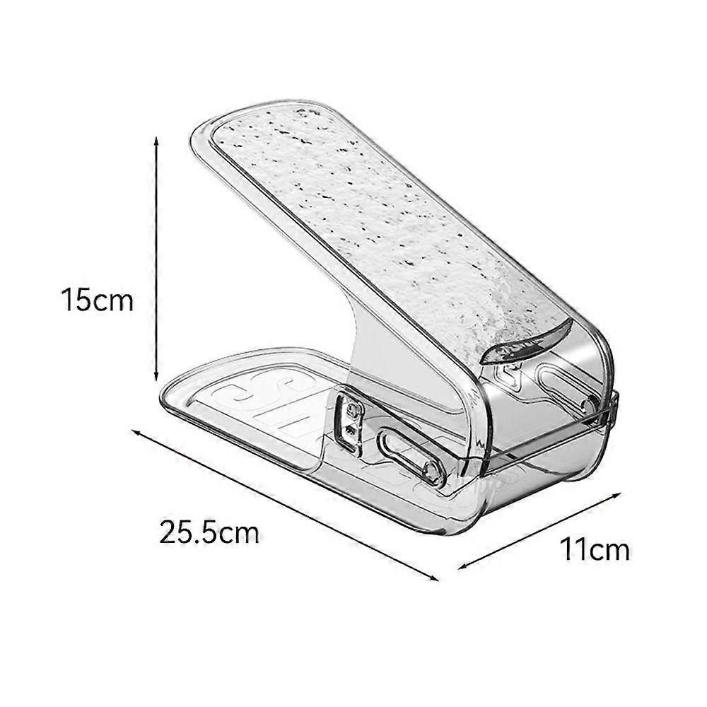 Double Layer Shoes Stand Solid Color Footwear Support New Shoe Rack  Cabinet