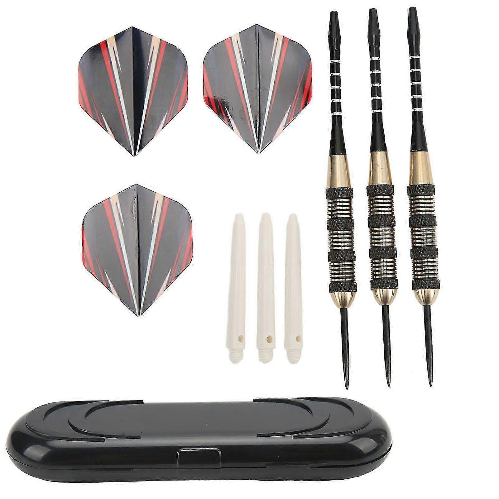 20g 3pcs Darts Set Professional Steel Tip Copper Shafts Dart Set for Professional Darts Players BeginnersHwy