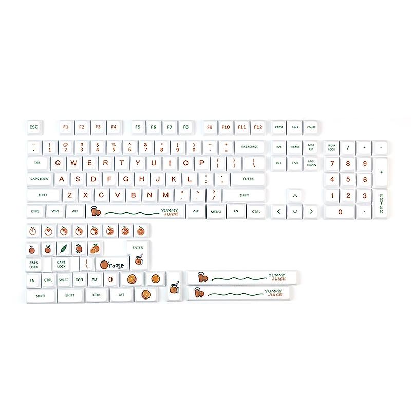 DIY Keyboard 139 Keycaps Orange Soda XDA PBT Dye Sub for Cherry MX Switches