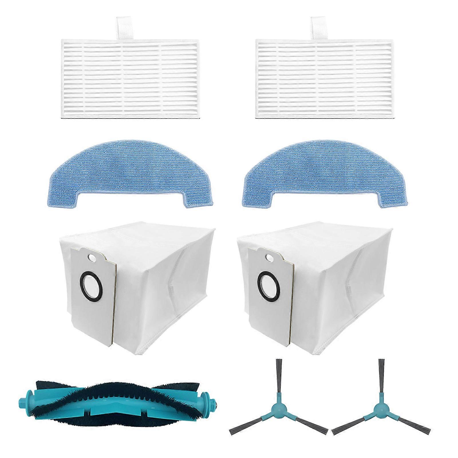 Vacuum Cleaner Filter Sweeping Robot Side Brush Dust Bag Sweeping Robot Replacement Mopping Pad Main Brush for 2499 Multicolor
