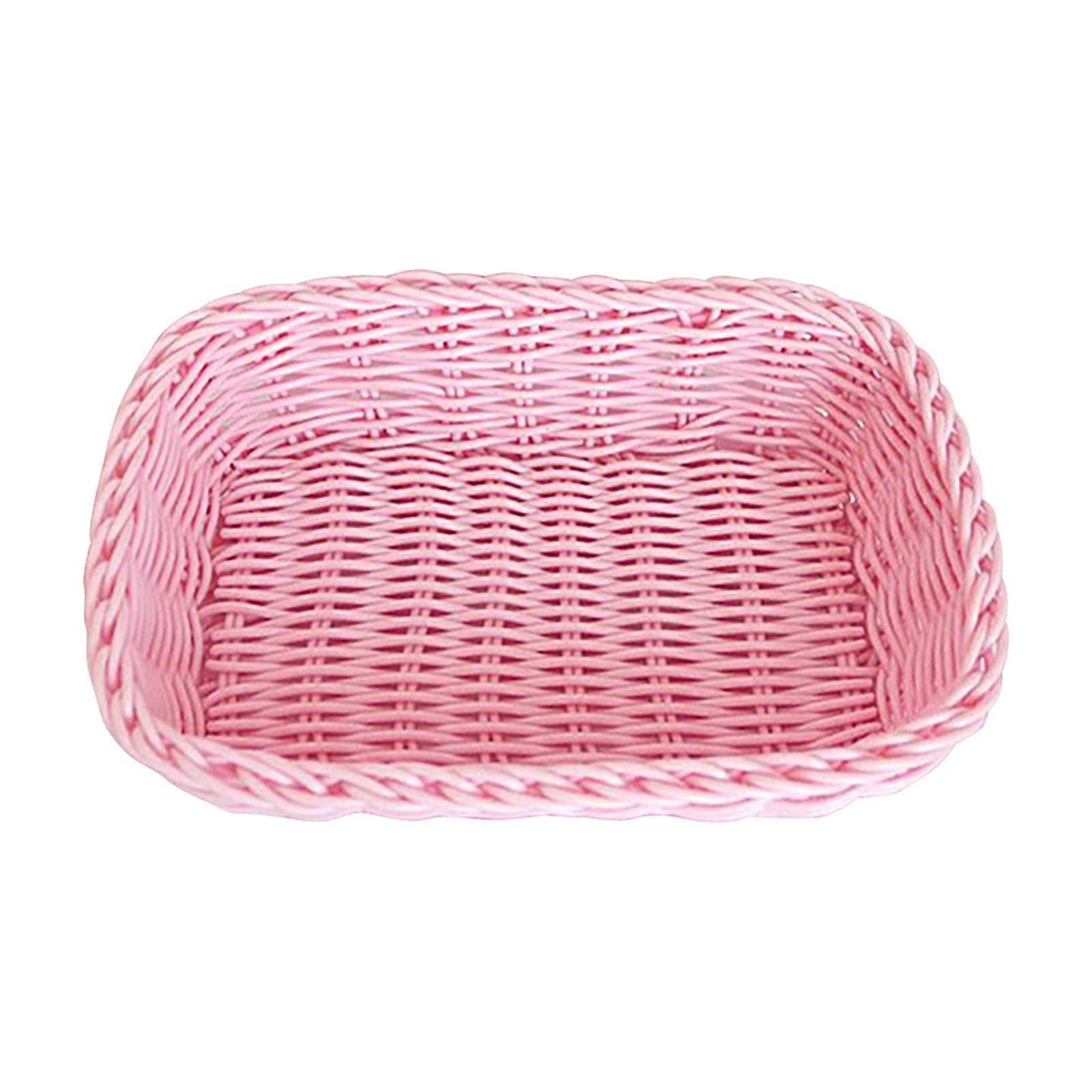 25-26 Storage Basket Exquisite Shape Large Capacity PP Colorful Sundry Storage Organizer Box Photography Prop for Home