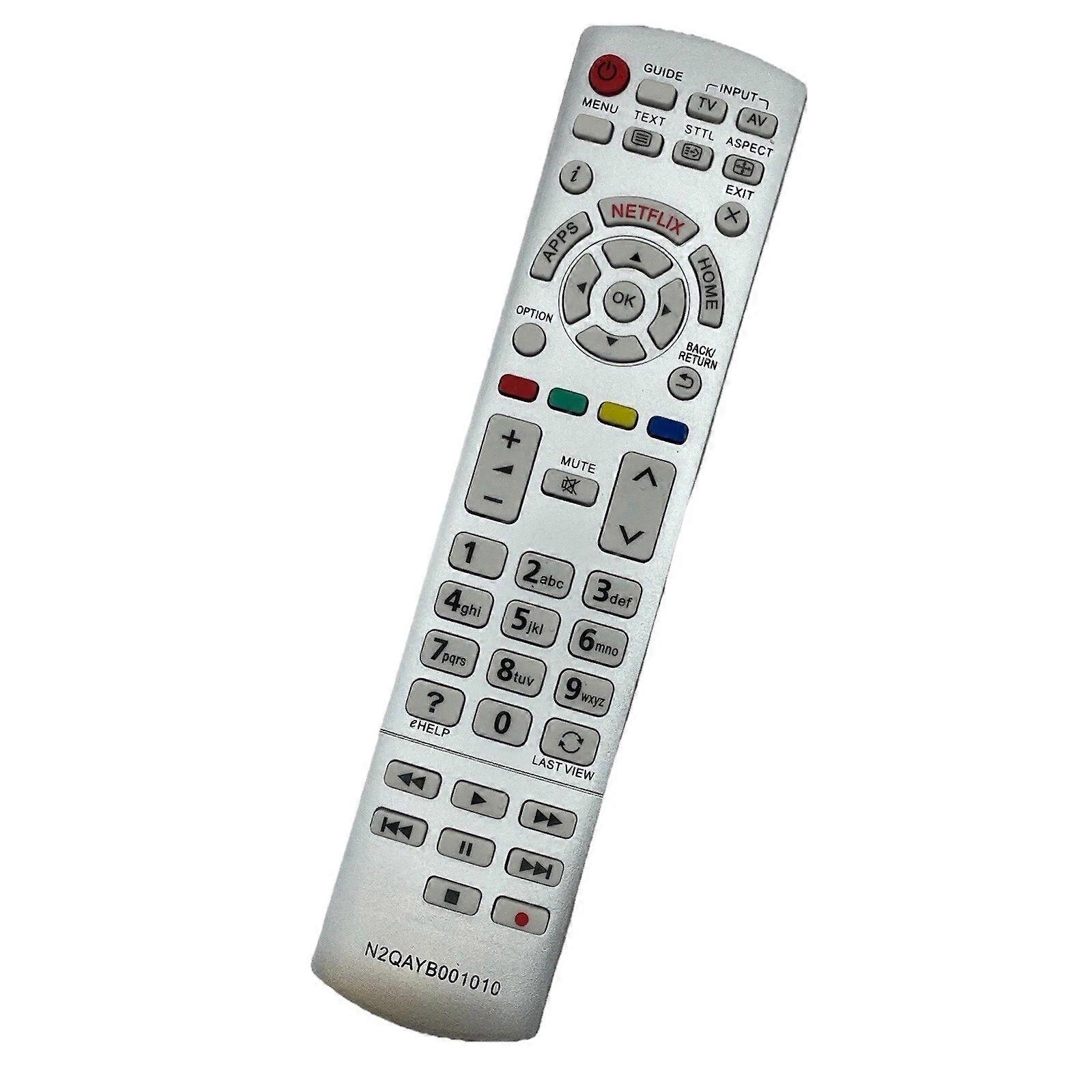 N2QAYB001010 Silver Remote Control For Panasonic TV's TX-40DSN63 TX-50CS630E