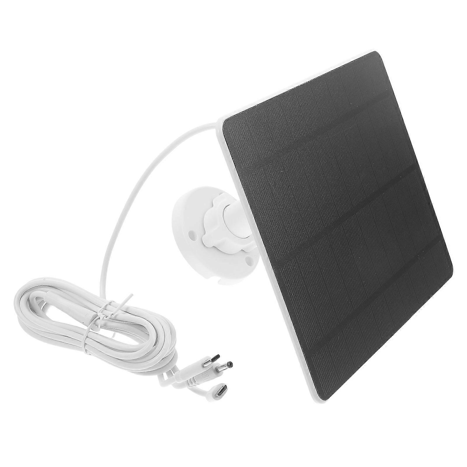 Monocrystalline Solar Panel for Outdoor Security Camera Power Supply 1Set