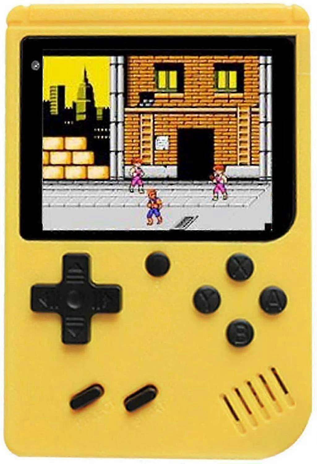 Handheld Game Console With 500 Classic Fc Games Console 3.0-inch Colour Screen -yellow