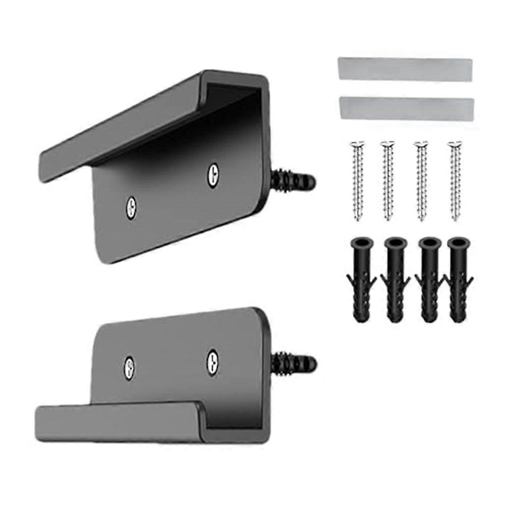 Tablet Wall Mount Fixed By Adhesive or Screw Adhesive Tablet Stand for Samsung/Kindle/E-Reader Black