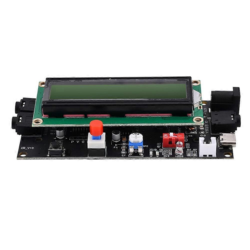 DC 5-12V 500mA Radio Morse Code Decoder Cw Decoder Morse Code Reader Morse Code Translator Ham Radio with Digital LCD