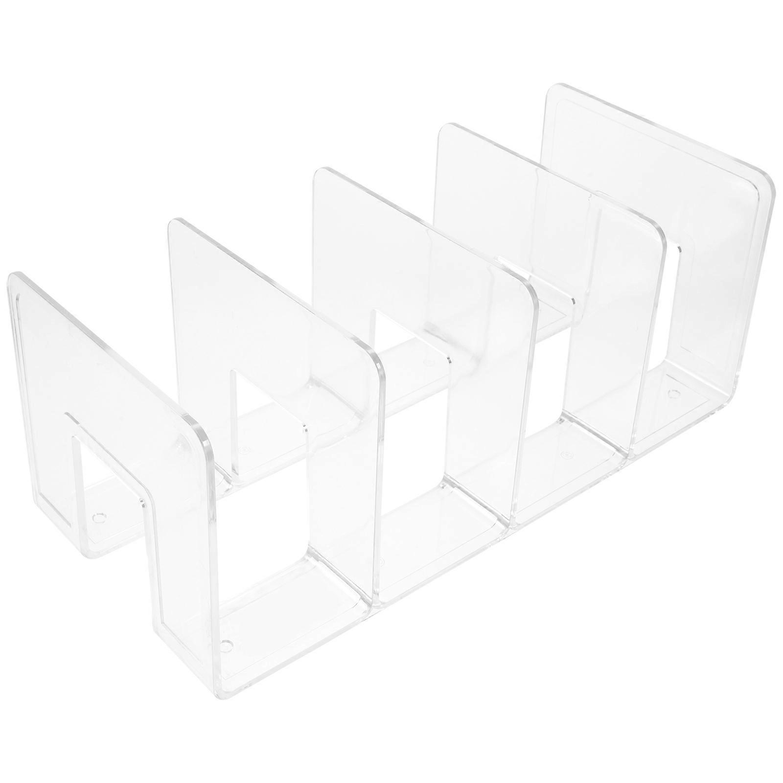 Decorative Book Holder Acrylic Book End for Office Use
