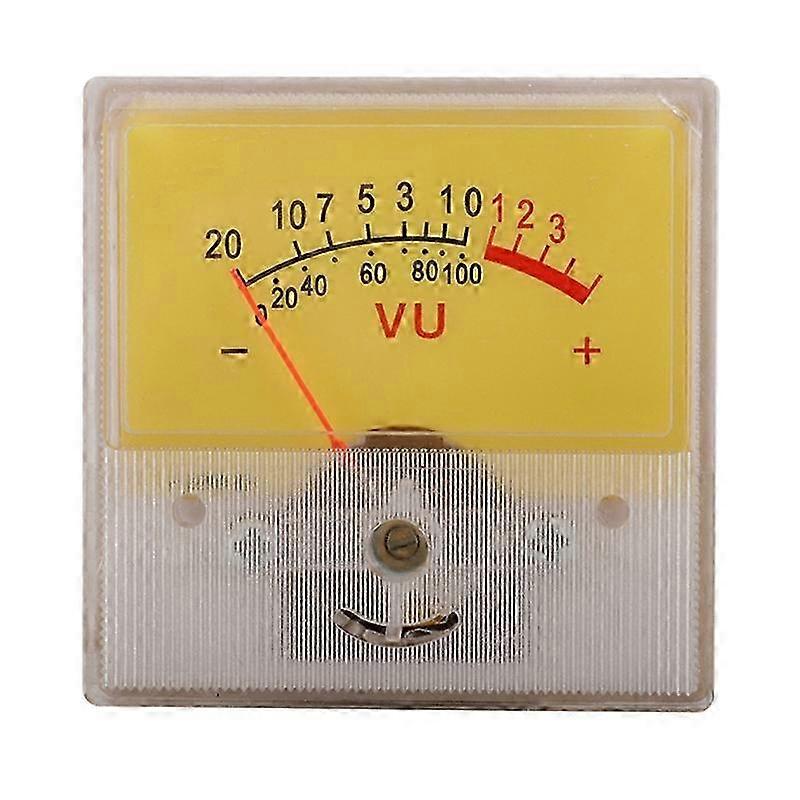 VU Level Meter Backlit High Accuracy Exquisite Workmanship- Audio Meter Header