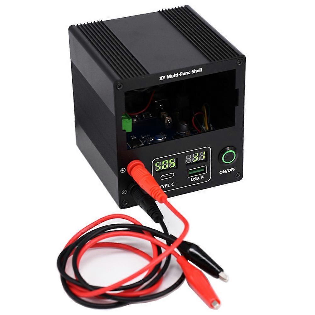 Aluminum Alloy Housing DIY Kit DC Buck Boost Converter Power Module with Full Protocol PD Fast Charging Type-C Port