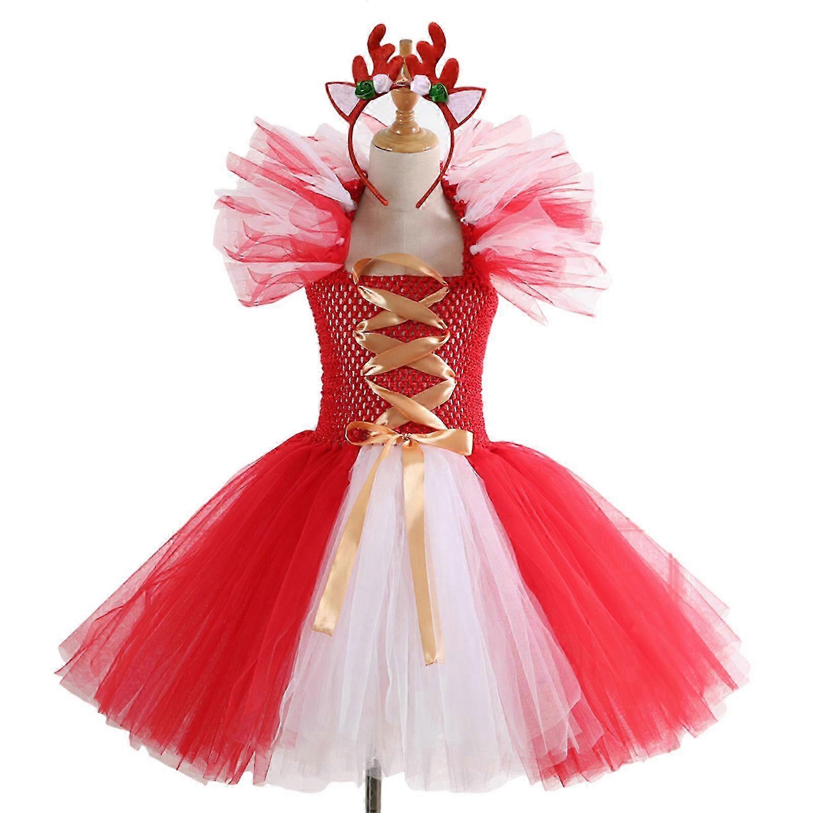 Déguisements de Noël pour filles, ensemble de princesse