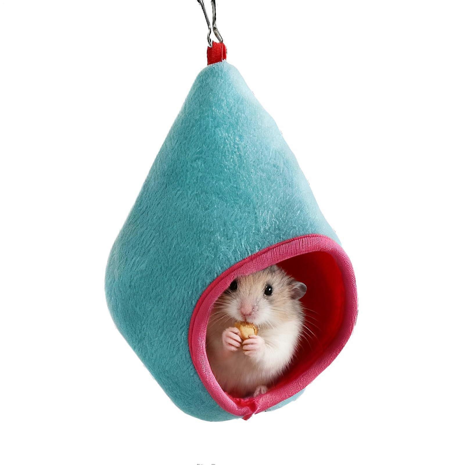 Small Animal Hammock with Adjustable Hanging Design, SemiEnclosed Cozy Bed for Ferrets, Chinchillas, Hamsters