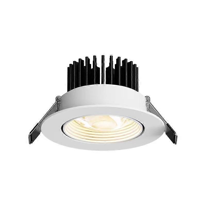 Ultra Thin LED Recessed Downlight 10W 3000K Waterproof Energy Saving Ceiling Spotlight