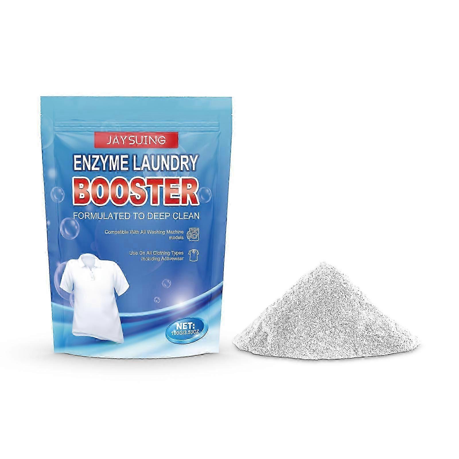 Powerful Clothes Stain Remover - Odor & Oil Eliminator for Machine & Hand Wash, Eco-Friendly Formula, 100g - Fast-Acting, Easy to Use, Suitable for Al