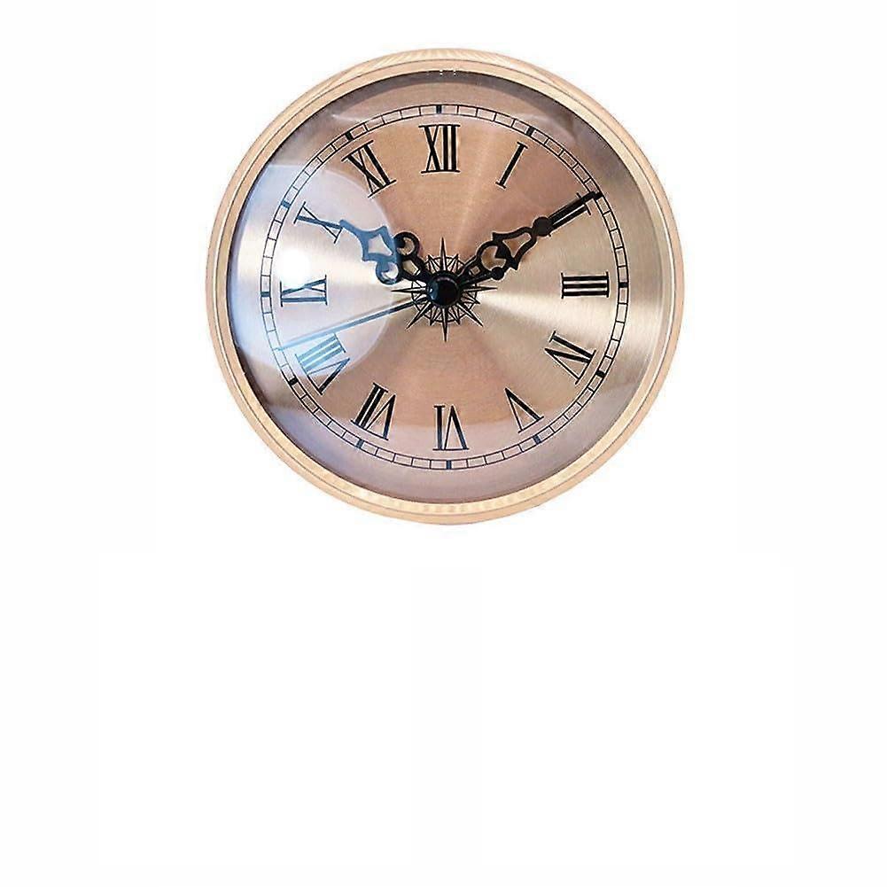 Quartz Clock Insert 108mm Gold Trim Arabic Numerals Accurate Movement DIY Clock Replacement