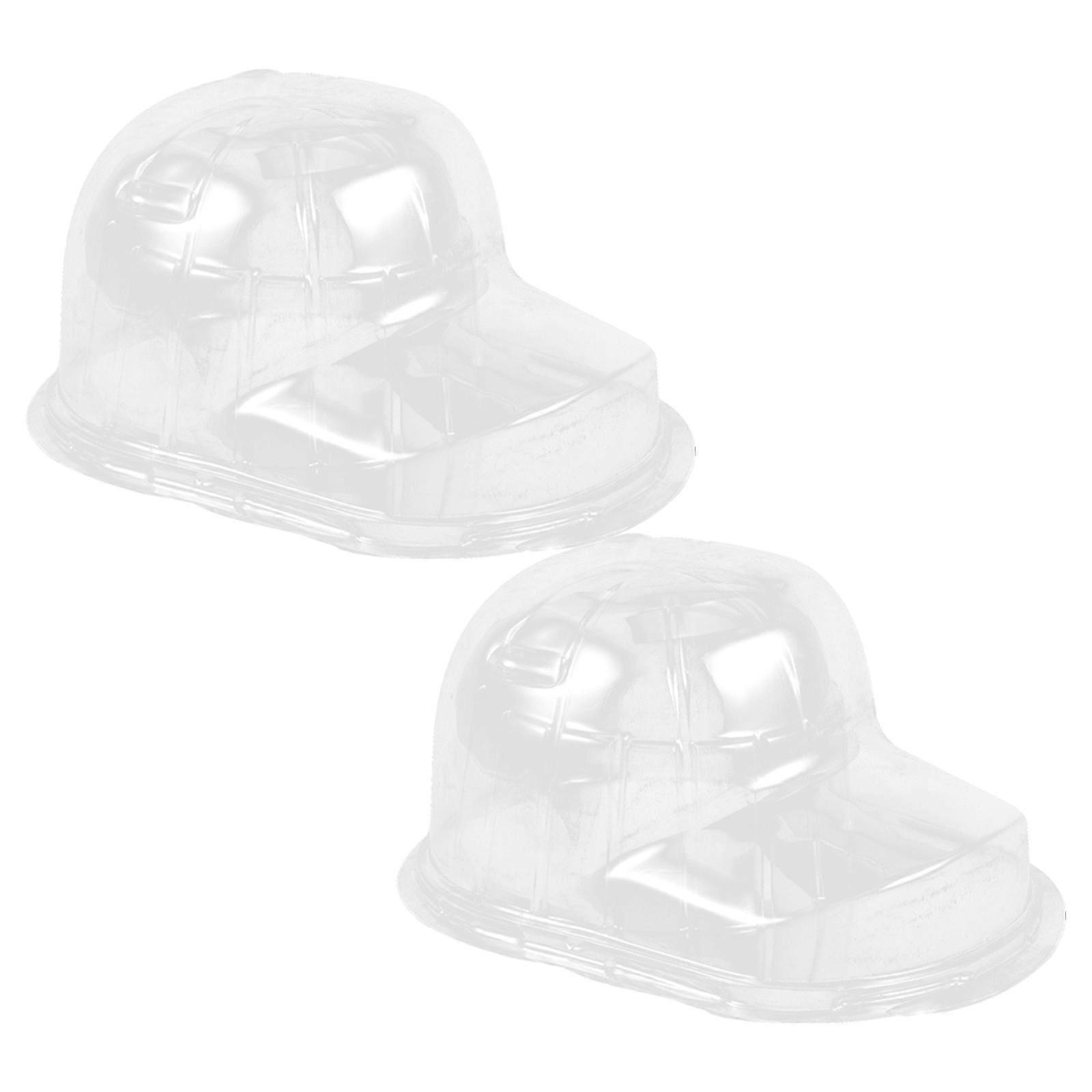 Baseball Cap Rack Hat Holder for Display 4Pcs Transparent Cap Support