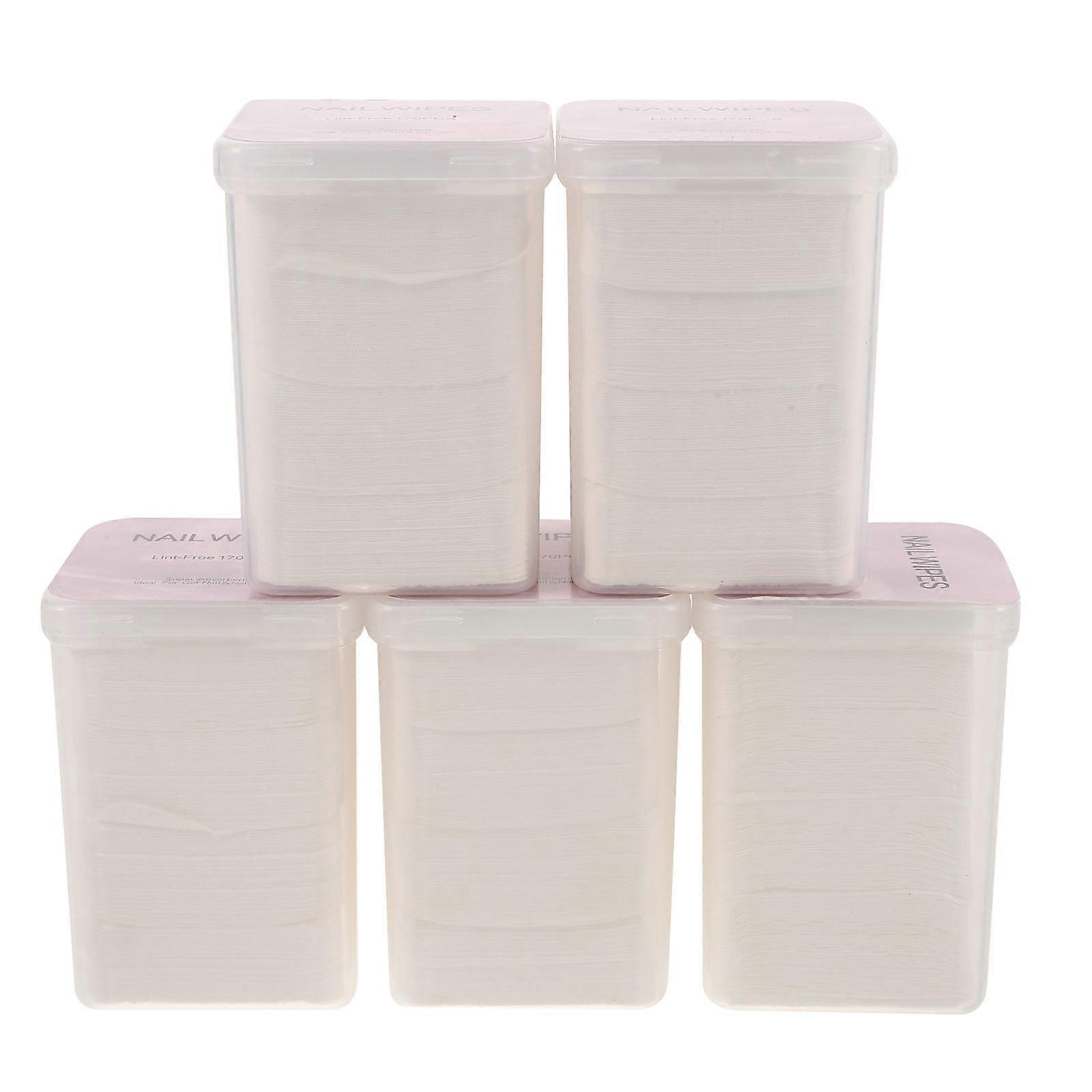 Nail Art Remover Sheets Soft Absorbent Cotton Pads 10 Boxes Pack