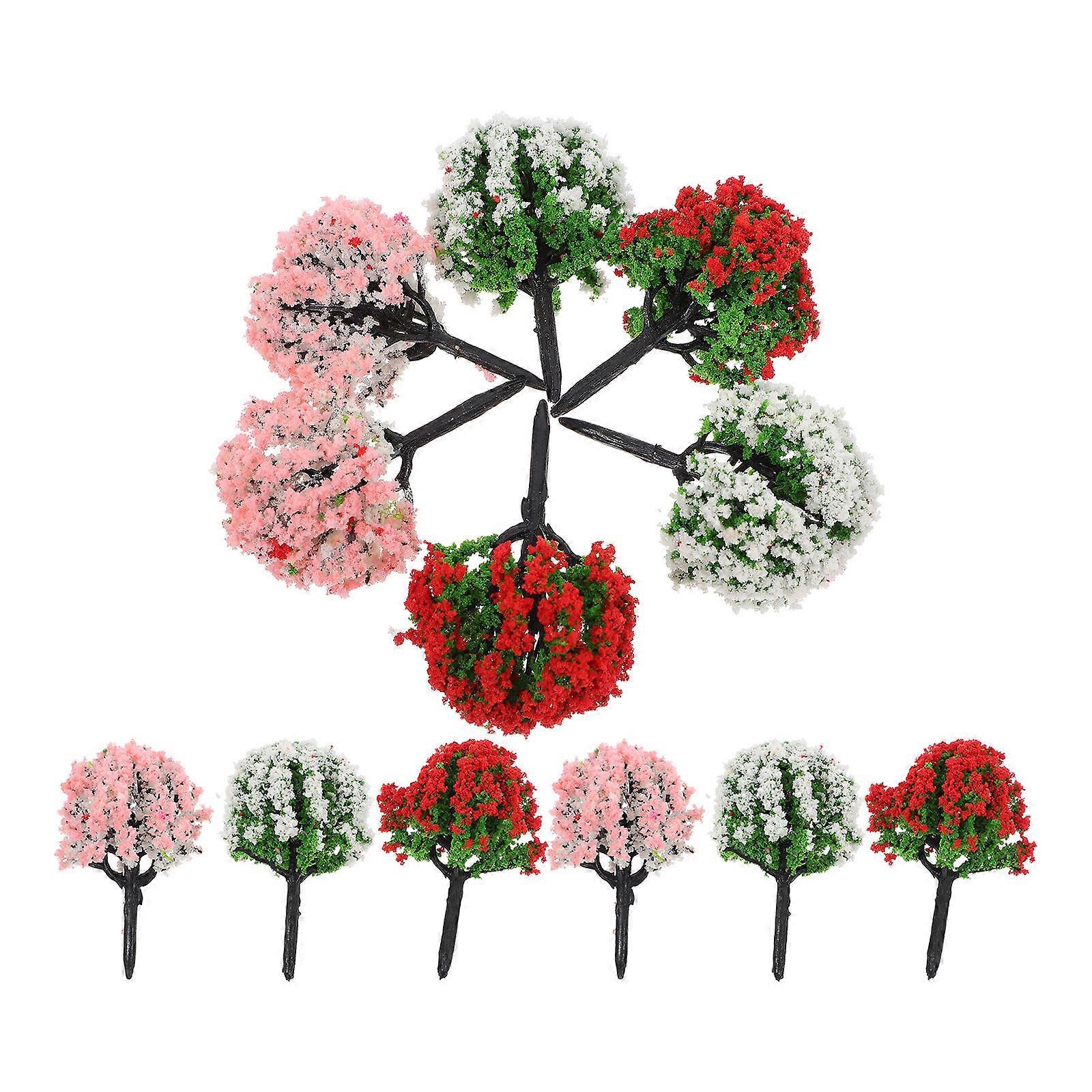 Model Tree Material Model Trees for Decoration 15Pcs Miniature Plant Ornaments