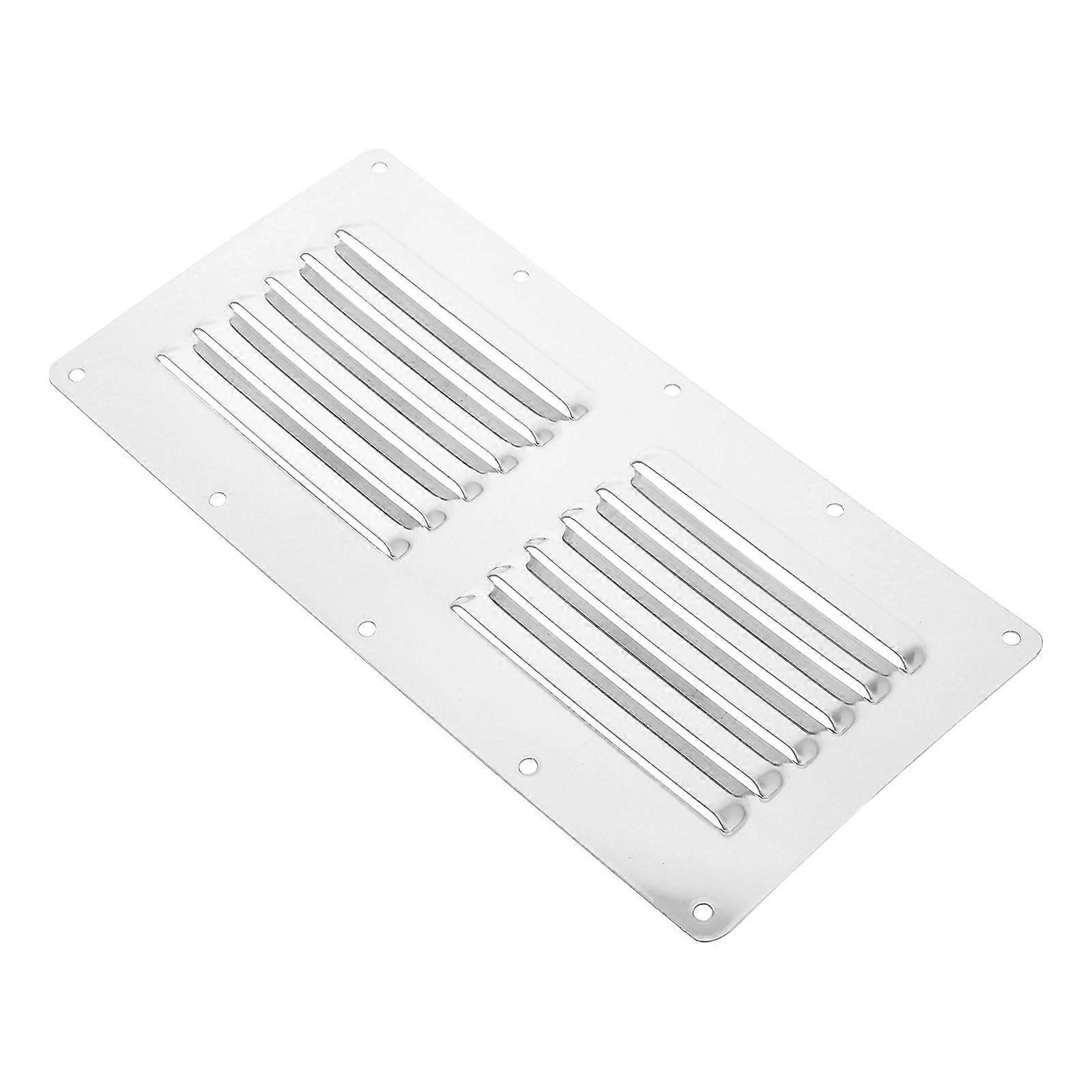 Stainless Steel Air Vent Cover for Grill Silver Panel Fire Pit Use