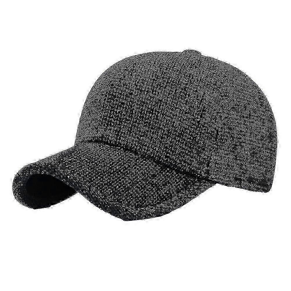 Men's Winter Thermal Wool Wool Tweed Pointed Baseball Cap-XK6691