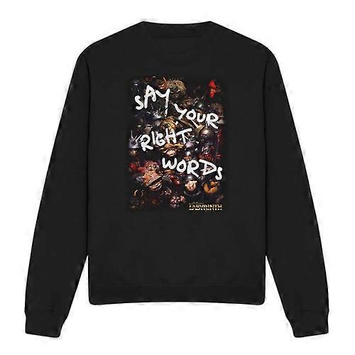 Labyrinth Unisex Adult Right Words Sweatshirt