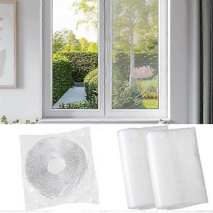 Mosquito net - FALLENHELD - 130 x 150 cm - White - No drilling required - Reusable and washable