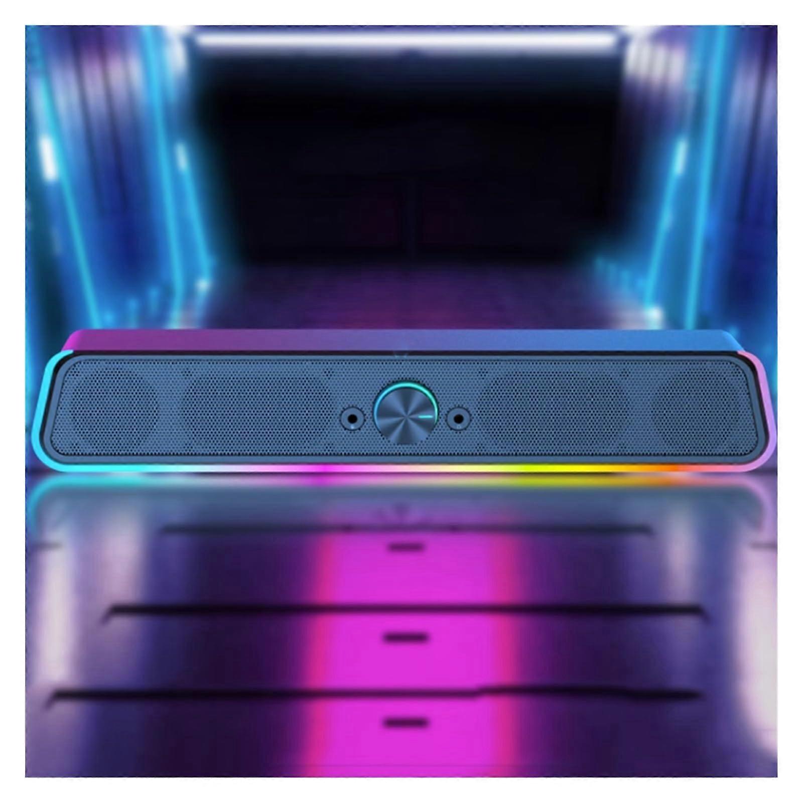 Computer Audio Desktop, Subwoofer, Wired Desktop Speaker, Home And Laptop Compatible, One Size D