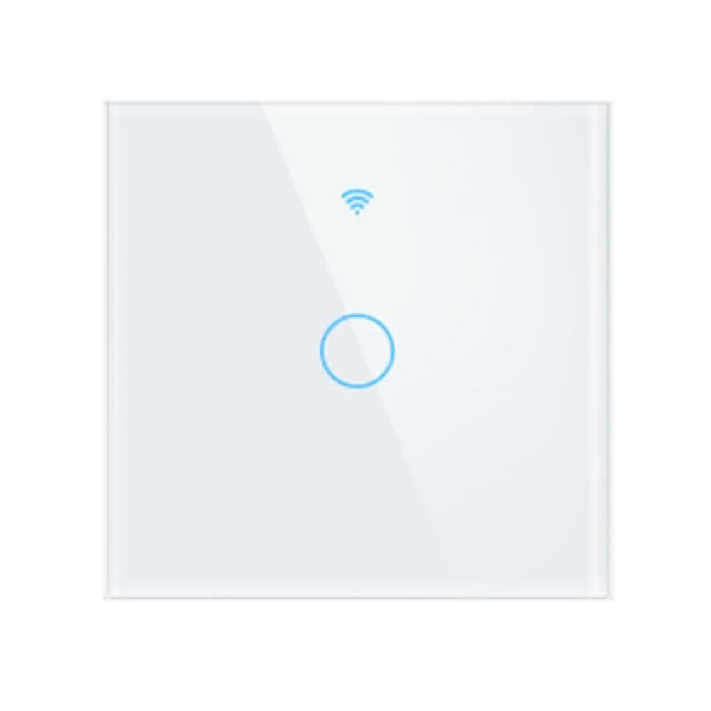 1 2 3 4 Gang 2 3 Way WiFi RF 433MHz Smart Wireless Touch Wall Light Switch 220V No Neutral Required