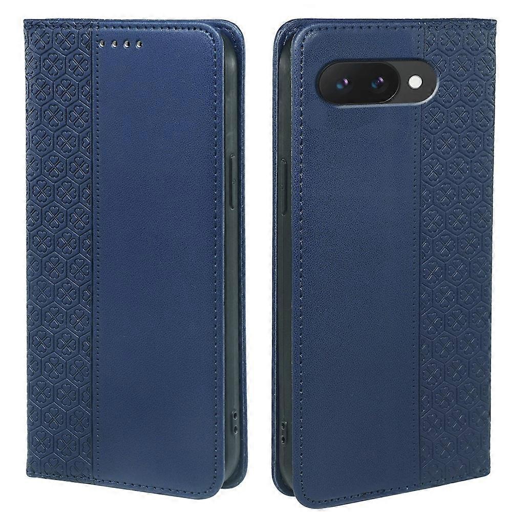 Compatible For Google Pixel 10a Case Four Leaf Clover Leather Flip Phone Cover Stand Wallet