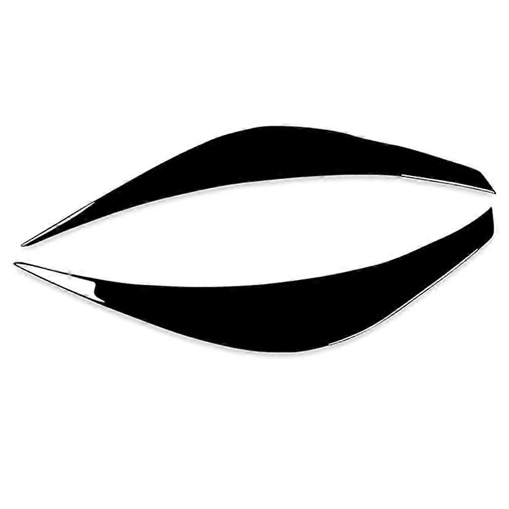 Headlight Eyelid Eyebrow Trim Compatible with Hyundai Veloster (2011–2017), ABS Weatherproof Covers