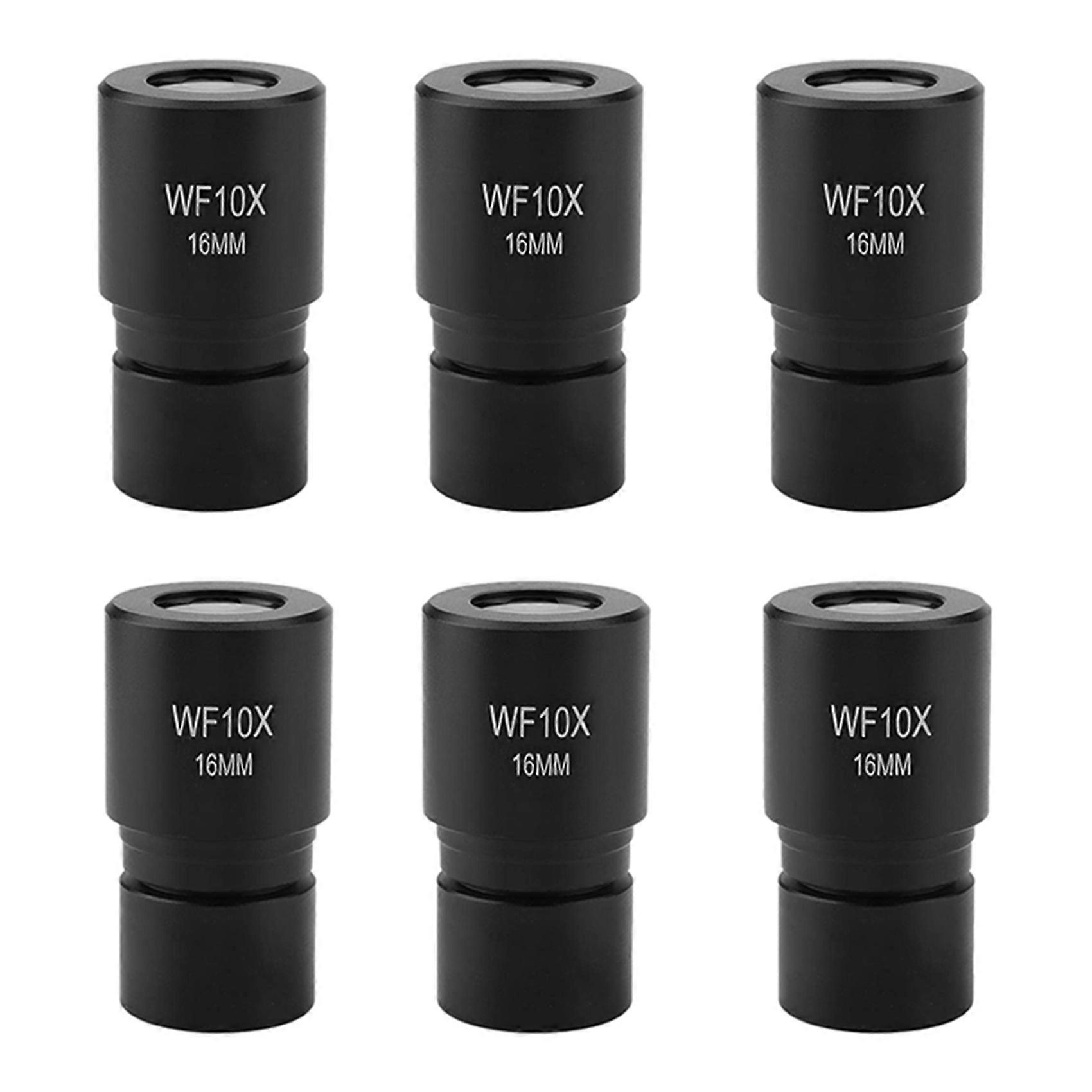 6X Microscope Eyepiece Lenses, DM-R001 WF10X 16mm Eyepiece for Biological Microscope Ocular Mounting 23.2mm