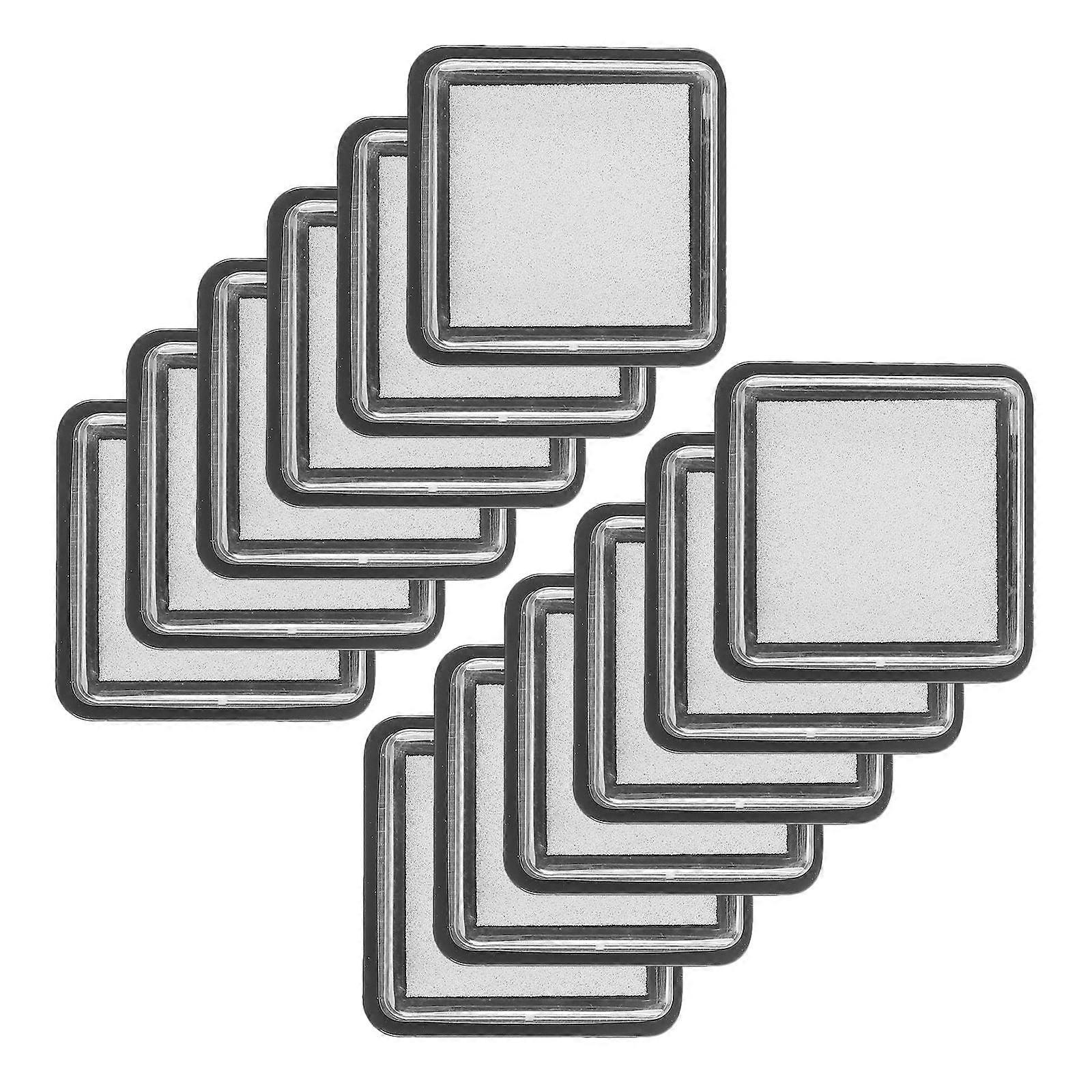 Blank Stamp Ink Pads DIY Multi-Function Ink Pads for Craft 75Pcs