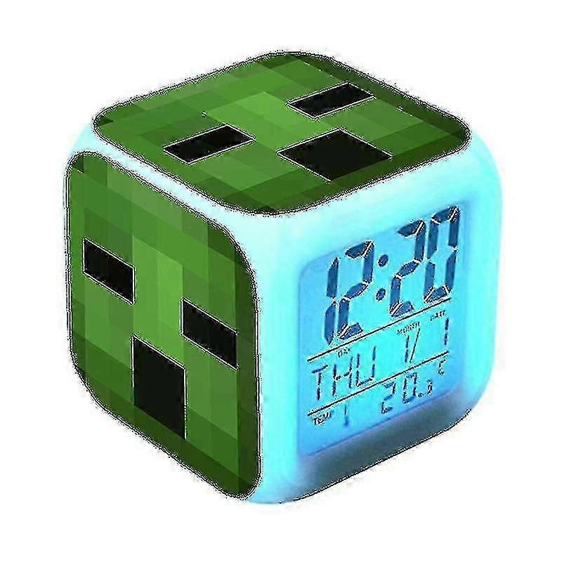 Color Changing Alarm Clock Night Light