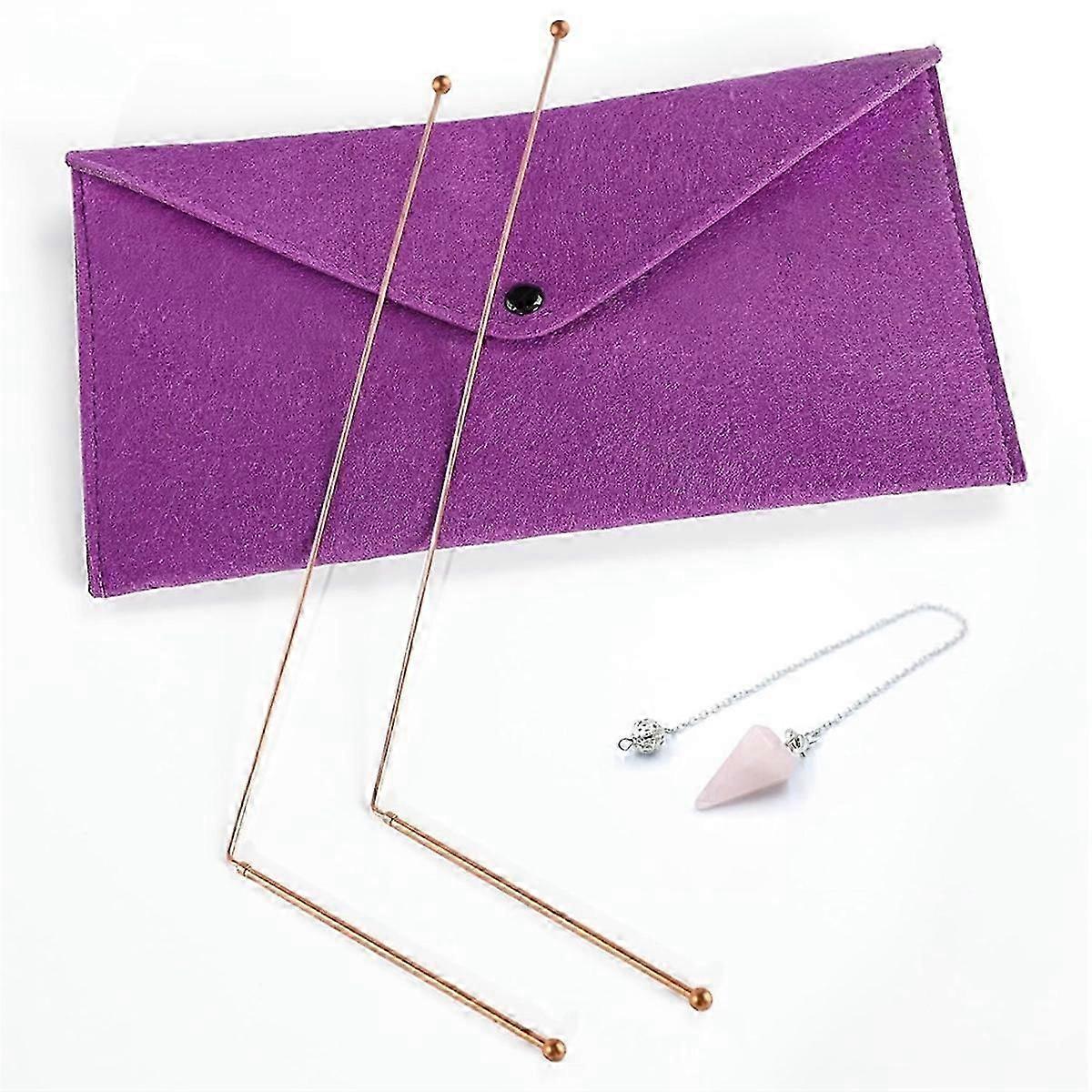 Copper Dowsing Pendulum Kit for Ghost Hunting and Water Divination