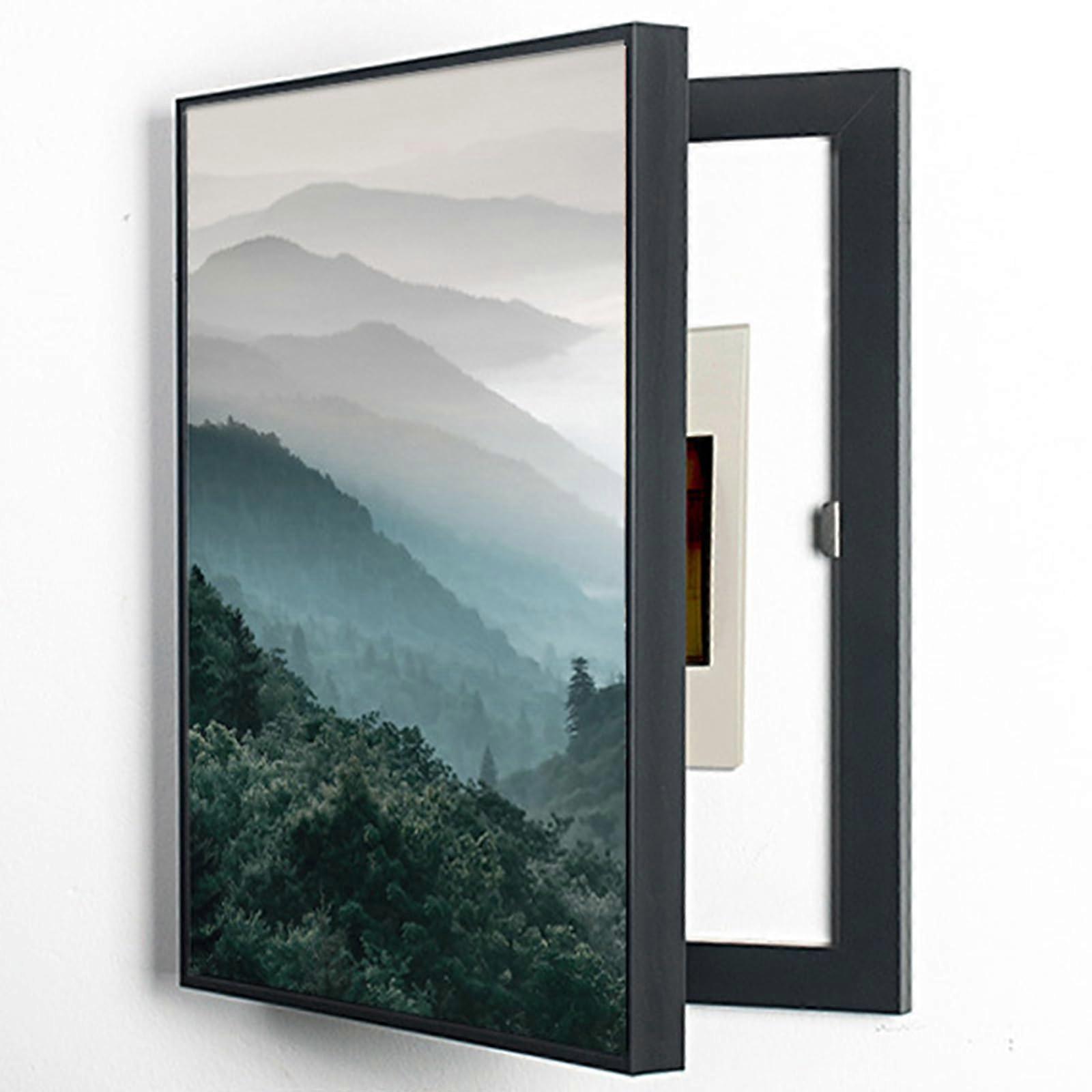 Decorative Electrical Panel Cover Wall Mounted Artwork for Fuse Box Concealment 55x65cm 09