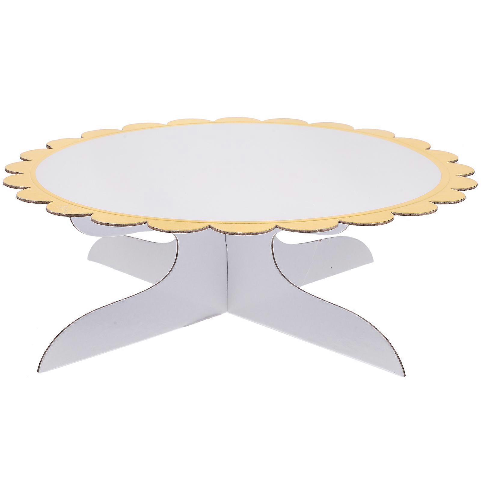 White Cake Stand for Display Paper Disposable Cake Stand