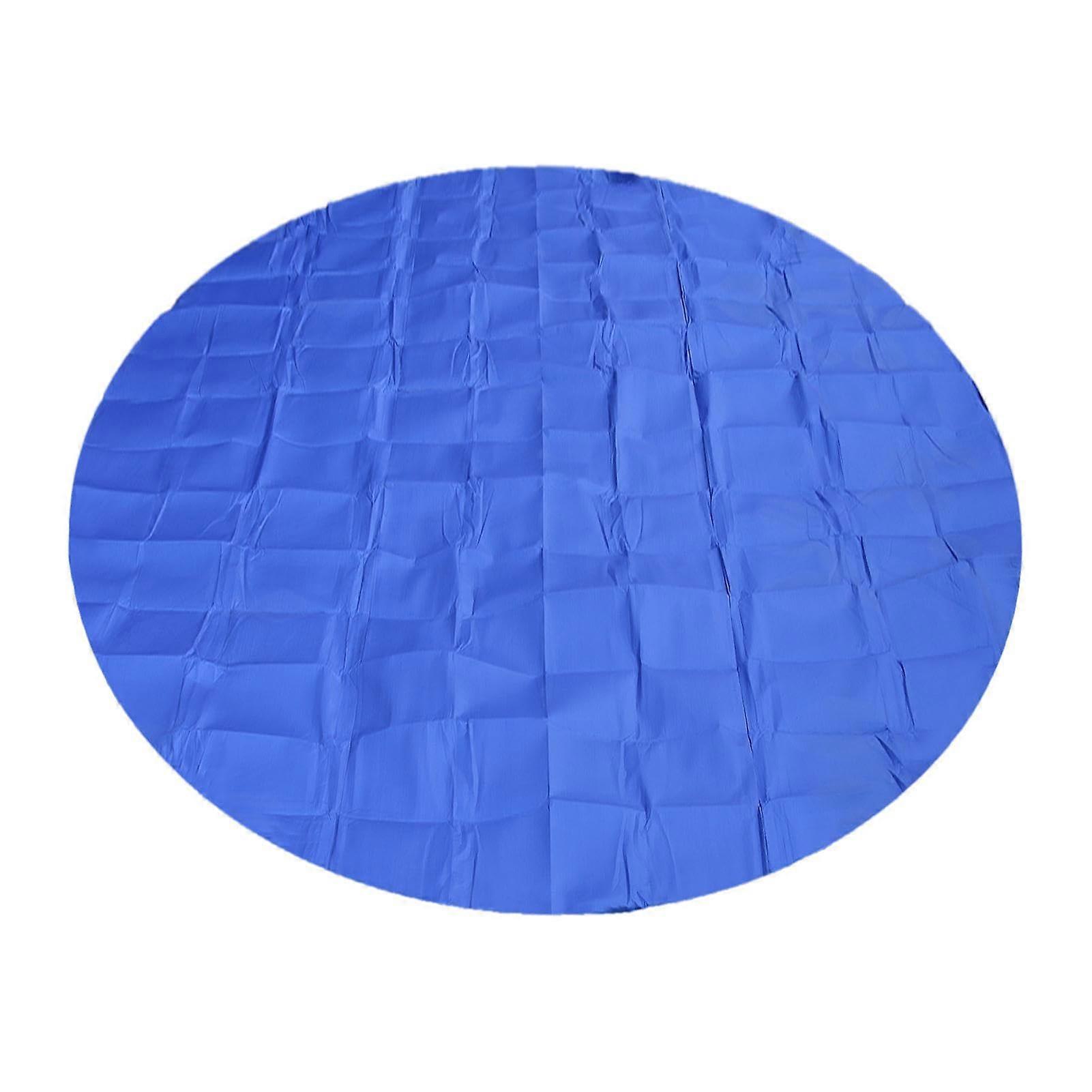 Pool Floor Mat Waterproof Heavy Duty Round Base Pad for Inground Frame Pools 2.44m