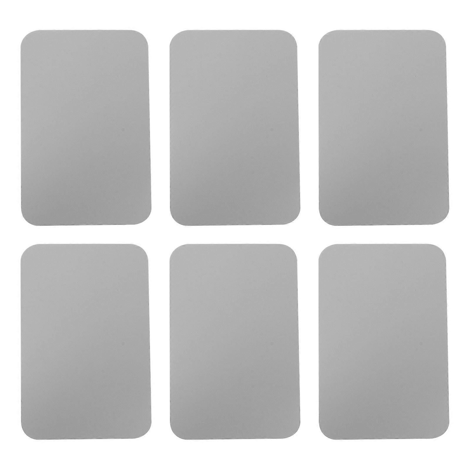 Light Grey Kayak Repair Patch PVC Material for Waterproof Use 6Pcs Set