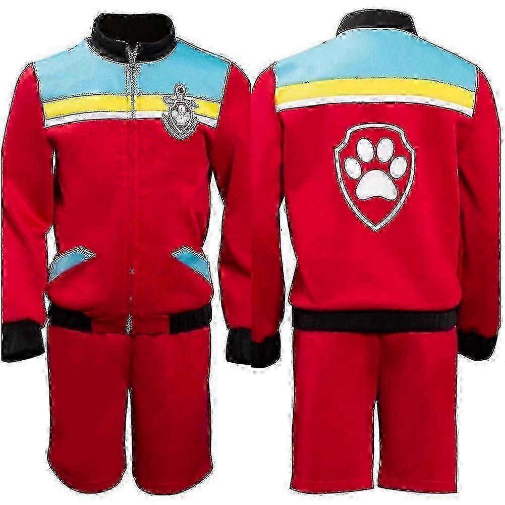 Costume de cosplay de capitaine Ryder de l'équipe Wang Li Gong pour adultes et enfants (veste incluse), ensemble de vêtements, déguisements d'Halloween 2023 (tailles 25-26).