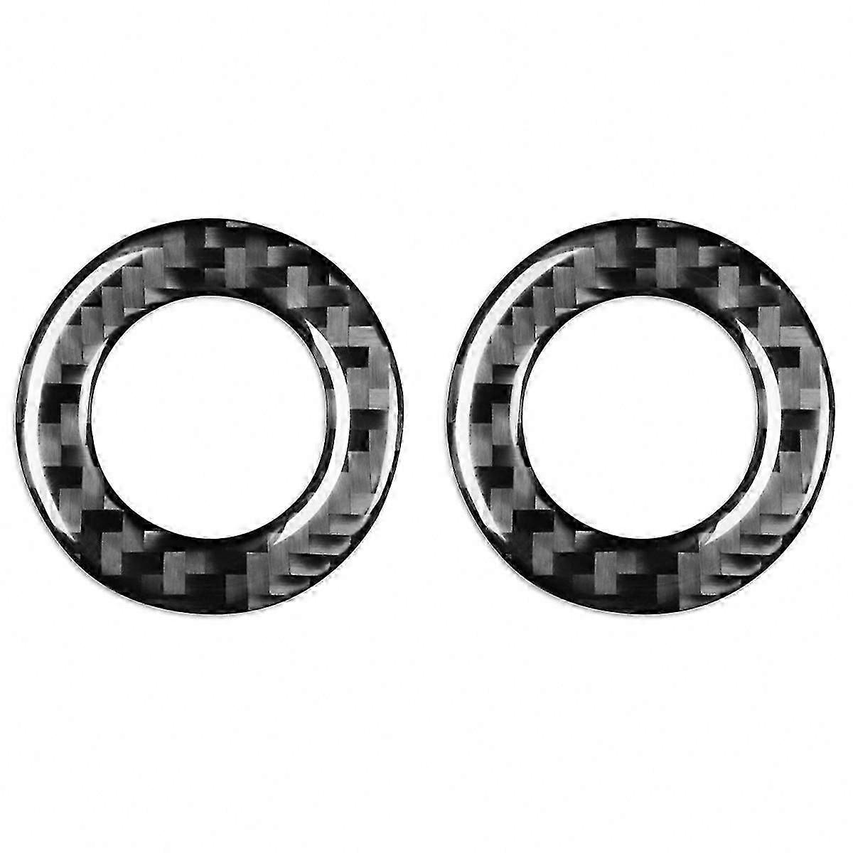 Carbon Fiber Keyhole Ring for Car Start Button Switch Trim 2013-2021 Interior Accessory