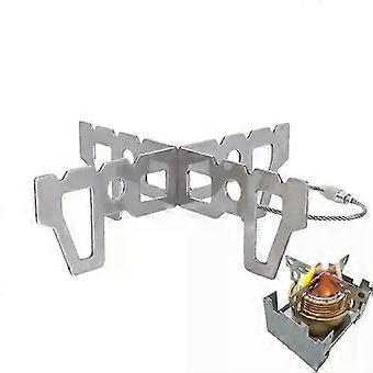 Stainless Steel Alcohol Stove Rack Ultralight Stove Cross Rack Outdoor Camping Stove Cross Stand Burner Base Picnic Cookware