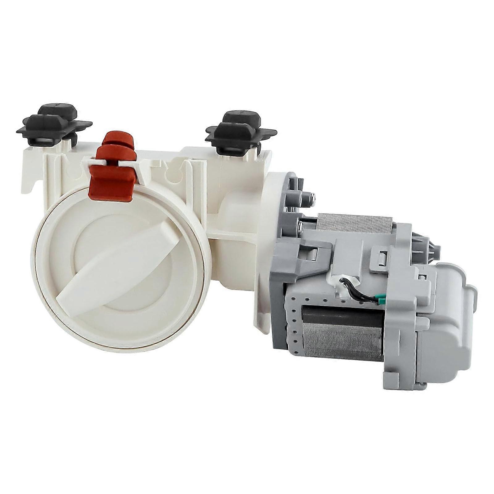 High Flow Drain Pump Suitable for Front Loading Washing Machines Offering Rapid Drainage and Plastic Construction Multicolor