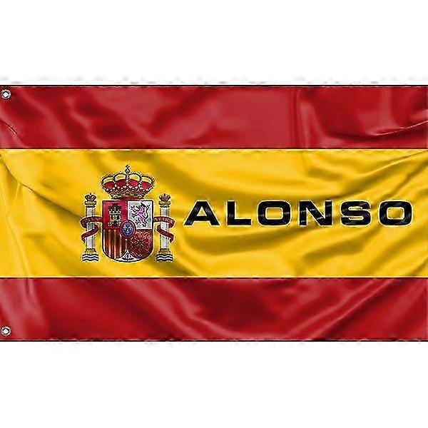 Spanien Alonso Flagga Mönster 646