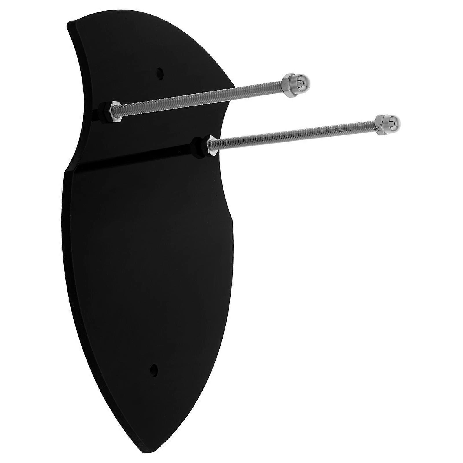 Sword Rack Wall Mount Acrylic for Storage Use Black Vertical Display Organizer