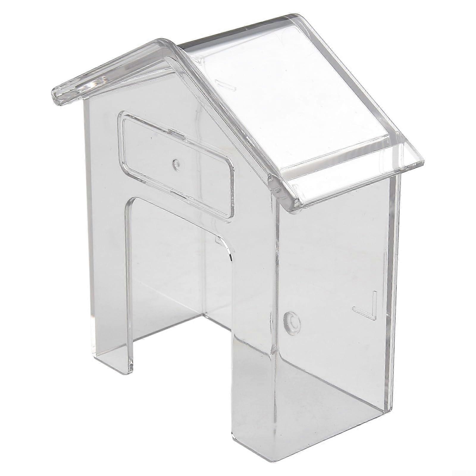 Wireless Video Doorbell Cover Waterproof Transparent Protector Case with Clear Button Visibility