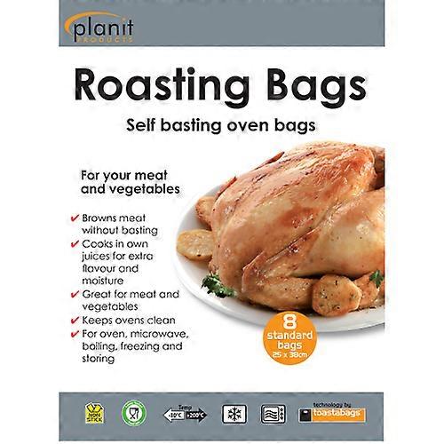 Planit Products Oven Roasting Bags Standard 8pk