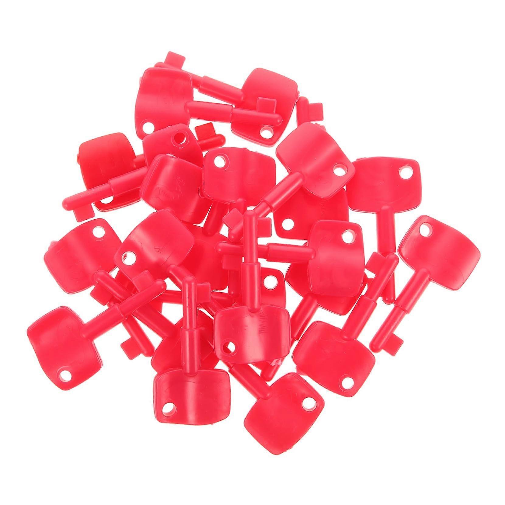 20pcs Emergency Reset Key Durable Plastic for Alarm Systems and Manual Alarm Button Use